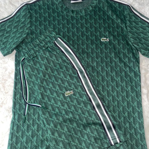 Lacoste men's set green, like new, size S