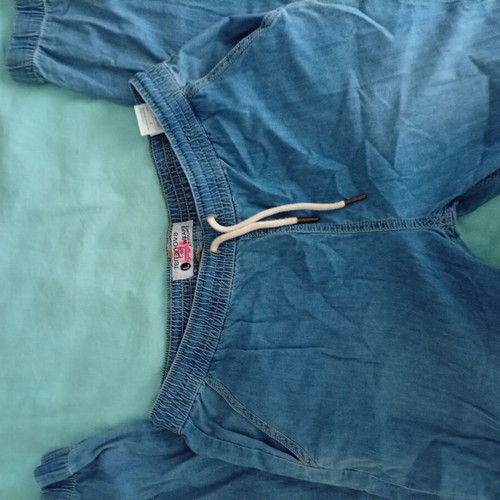 Terranova fabric pants size L like new, blue, summer