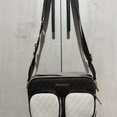 Pierre Cardin shoulder bag like new, black and grey