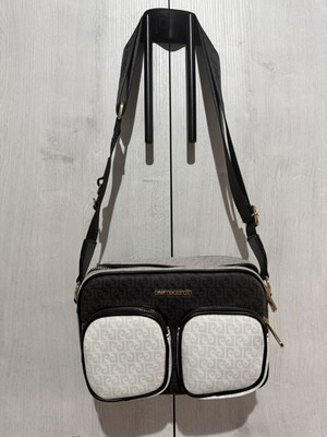 Pierre Cardin shoulder bag like new, black and grey