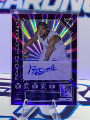 Donruss Euroleague 2024 Борис Дало ASVEL Signature Series Purple Laser Auto