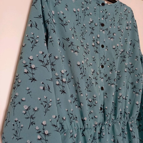 Sinsay small spring floral dress like new, multicolor