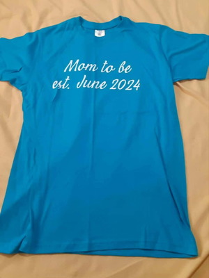 B&C Collection turquoise T-shirt medium like new, cotton