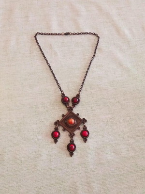 Vintage brass necklace Revival of Traditional style like new