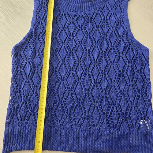 Summer vest new, size S, blue