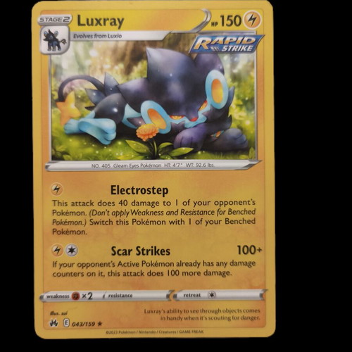 Pokémon Lightning Type Collectible Cards Set