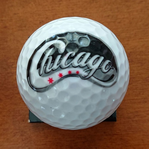 Souvenir Golf Ball with Chicago Logo new