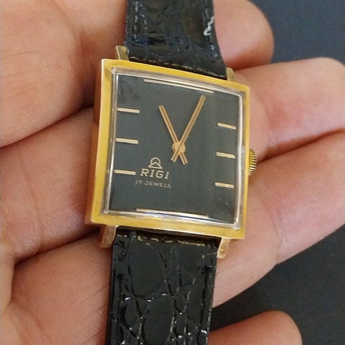 RIGI men's mechanical watch NOS, Swiss, elegant