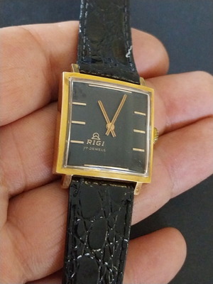 RIGI men's mechanical watch NOS, Swiss, elegant