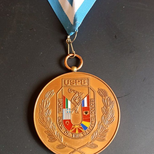USPB Metal Medal 4th Balkan Police Judo Championship Athens 2002 like new