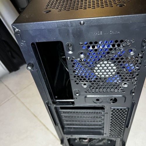 DeepCool Tesseract Black computer case used, ATX Mid Tower