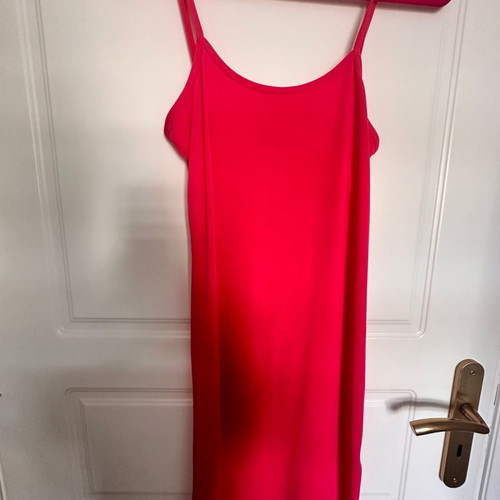 Glow caftan dress semi-closed like new, orange