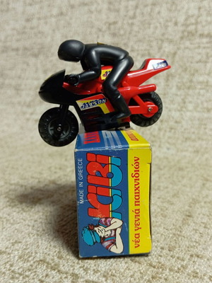 Motor Bike KIBI friction toy new boxed rare vintage