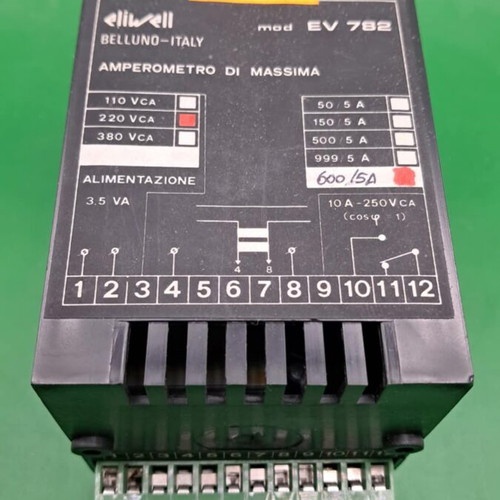 Eliwell Type 600 220v ammeter new