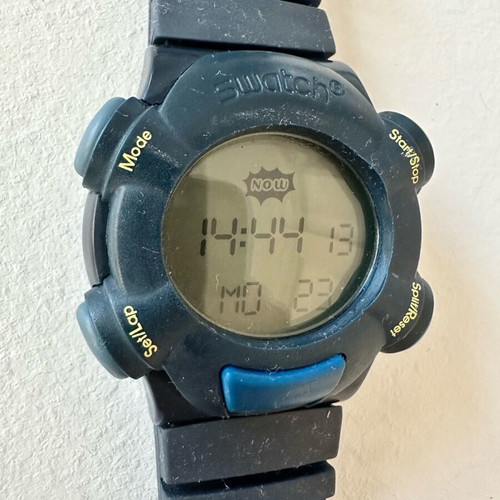 Swatch Provider Static watch used, blue unisex