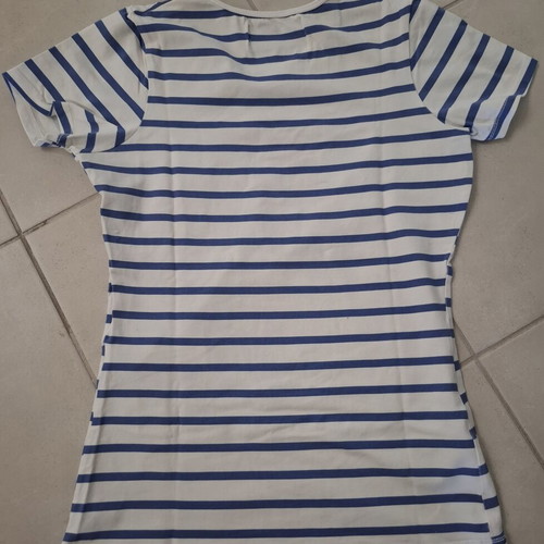 Zara vintage top like new, size S, white and blue