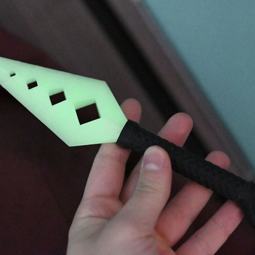 3D Printed Kunai 26cm new, glow in the dark