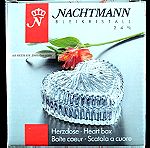  Κουτάκι/ μπιζουτιερα Nachtmann σε σχήμα καρδιάς Bleikristall Germany