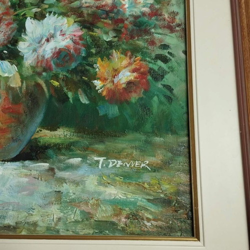 Painting 39x49 used with signature in beautiful frame