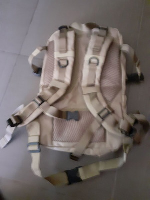 Tactical beige backpack, approx. 25L capacity