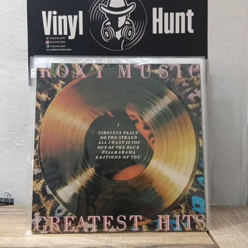 Roxy Music Greatest Hits vinyl record used, rock