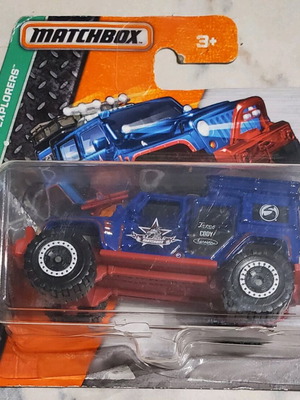 Matchbox Jeep Wrangler Superlift 2015 with broken blister