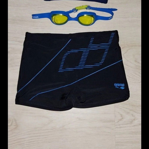 Arena boys' swimwear set used, size 140 cm, blue