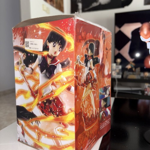 Sailor Mars figure used, box damaged