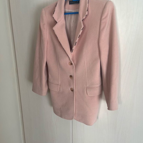 Fidele women's coat like new, rotten apple color, size S