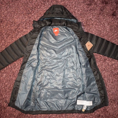 Nike Down 700 fill Puffer Long Parka used, size M, black
