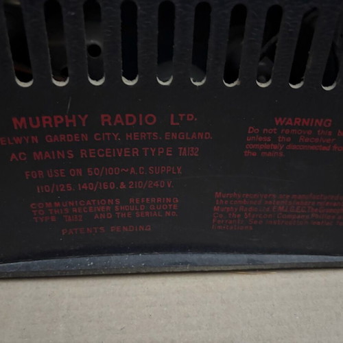Murphy radio from 1940 used