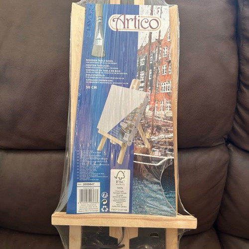 Wooden art easel 50 cm new for paintings up to 42 cm