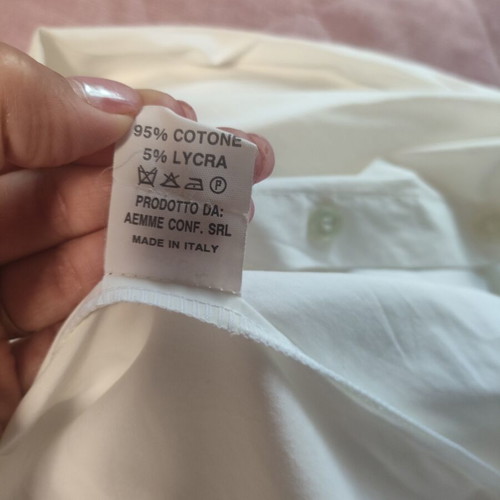 Cotton shirts used, white, size XXL