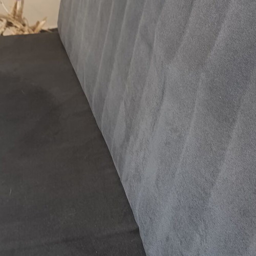 Sofa bed navy color like new, converts to super double bed 2:00x90