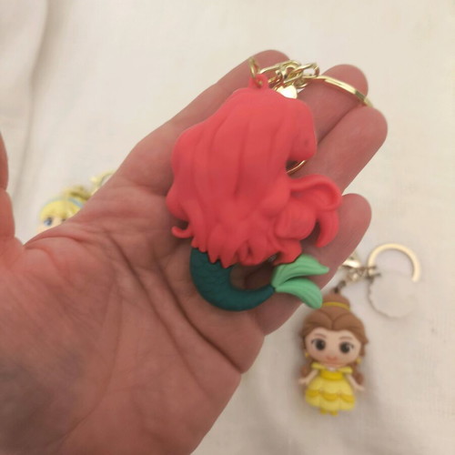 Disney Princess Keychains new, set of 5 with Cinderella and Ariel