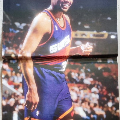 Rare double poster Charles Barkley & Robert Horry like new