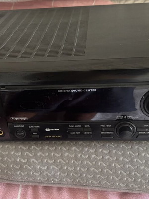 Philips FR 755 home cinema 6 channel amplifier used with speakers and remote
