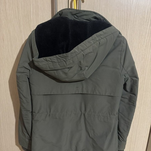 Zara Basic khaki jacket XS used, warm fleece lining