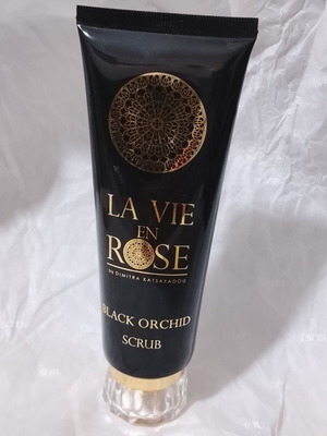 La Vie En Rose Black Orchid Scrub 100ml new, gentle face exfoliator