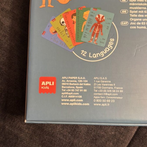 Apli Kids Magnetic Human Body Educational Game new