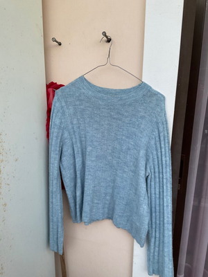 Πουλόβερ μαλλινό baby blue H&M σαν καινούργιο, μέγεθος M