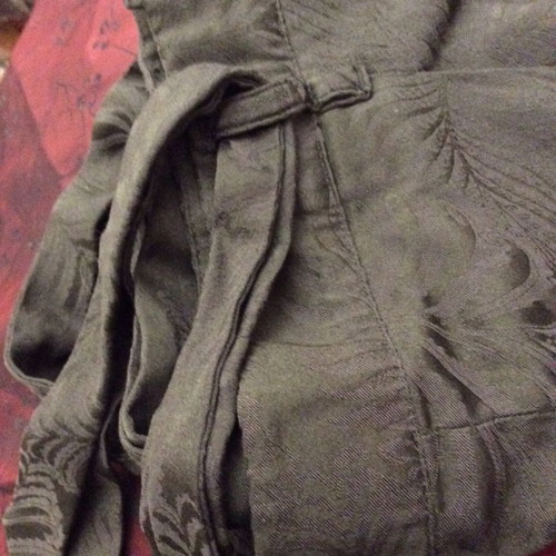 H&M women's buggy pants olive used, size 44 winter