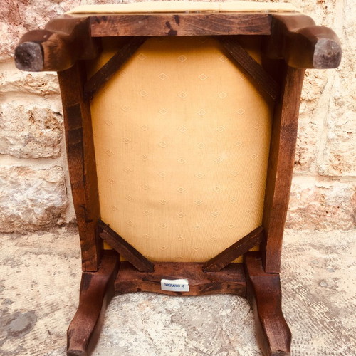 Σκαμπό υποπόδιο αντίκα vintage retro σαλονιού καινούργιο