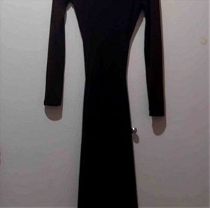 Εφαρμοστό Maxi φόρεμα με ανοιχτή πλάτη,One size, καφέ, εντυπωσιακό