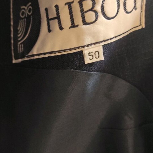 Linen Hibou suit dark blue like new, summer