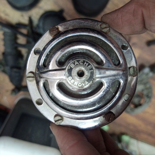 Horn BACHEL GENOVA 6V used, Vespa