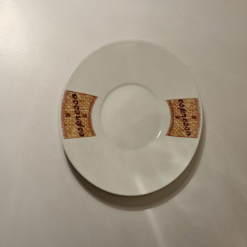 Porcelain espresso cup saucer Arte - Fine Porcelain new, 14.2 cm diameter