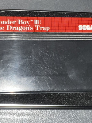 Wonder Boy 3 Master System game cartridge