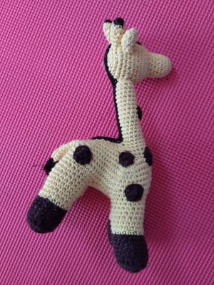 Handmade plush leopard like new
