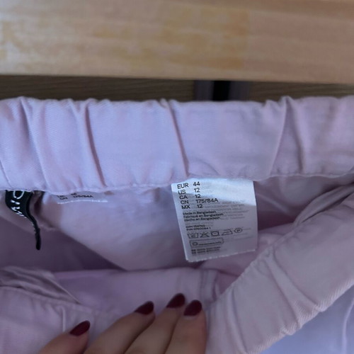 Cargo pants H&M like new, pink and purple, sizes L and XL
